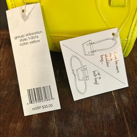 Mondani Neon Yellow Mini Bag - Picture 3 of 10
